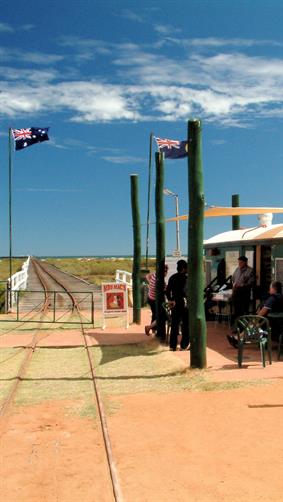 Carnarvon Heritage Jetty Kiosk, WA.